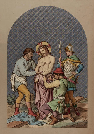 Joseph Hussenot - X Jsus est dpouill de ses vtements.webp