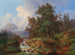 Berglandschap met wandelaars - Joseph Jonas — weergave van het kunstwerk