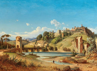 Joseph Magnus Stck - View of the town of Narni.webp