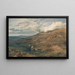 Dartmoor The Source of the Tamar and Torridge - Joseph Mallord William Turner — framed artwork on a wall