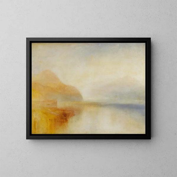 De haven van Inverary, Loch Fyne, 's ochtends - Joseph Mallord William Turner — ingelijst kunstwerk aan de muur