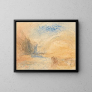 Joseph Mallord William Turner - Mountain Landscape with Lake.webp