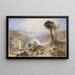 Oberwesel - Joseph Mallord William Turner — ingelijst kunstwerk aan de muur