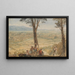 Rome from Monte Mario - Joseph Mallord William Turner — framed artwork on a wall