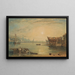 Teignmouth, Devonshire - Joseph Mallord William Turner — framed artwork on a wall