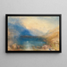 Het meer van Zug - Joseph Mallord William Turner — ingelijst kunstwerk aan de muur