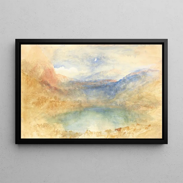 Joseph Mallord William Turner - The Lungernsee by Moonlight Switzerland.webp