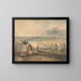 Uitzicht op Londen vanaf Greenwich - Joseph Mallord William Turner — ingelijst kunstwerk aan de muur