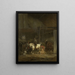 Stal - Joseph Moerenhout — ingelijst kunstwerk aan de muur