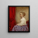 portret van Amelia G. Studley - Joseph Oriel Eaton — ingelijst kunstwerk aan de muur