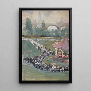 Joseph Pennell - Band concert.webp