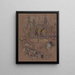 Coney Island - Joseph Pennell — ingelijst kunstwerk aan de muur