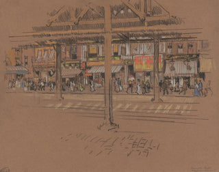 Avenue du Sixième - Joseph Pennell — weergave van het kunstwerk