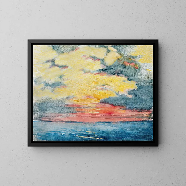 Zonsondergang in Acapulco - Joseph Pennell — ingelijst kunstwerk aan de muur