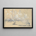 Tugboats - Joseph Pennell — framed artwork on a wall