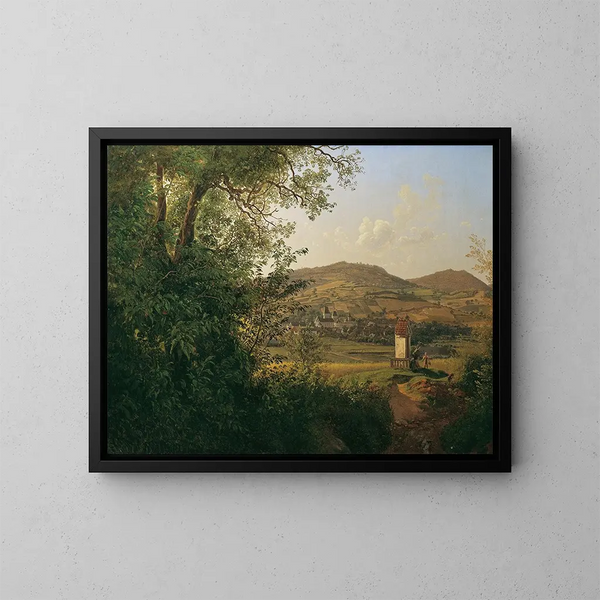 Vue de Pggstall - Joseph Rebell — ingelijst kunstwerk aan de muur