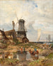 Een landschap met een molen - Joseph Rummelspacher — weergave van het kunstwerk