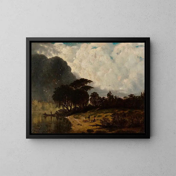 Lac Pontchartrain, Louisiana - Joseph Rusling Meeker — ingelijst kunstwerk aan de muur