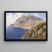 Uitzicht op Capri - Joseph Schoyerer — ingelijst kunstwerk aan de muur