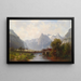 Lac des Quatre-Cantons - Joseph Schoyerer — framed artwork on a wall