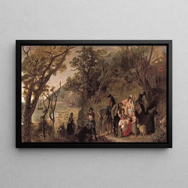 Joseph Severn - The deserted village.webp