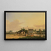 van Buckenham Ferry aan de rivier de Yare in Norfolk - Joseph Stannard — ingelijst kunstwerk aan de muur