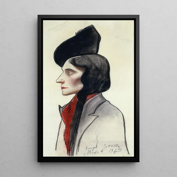 Joseph Stella - Portrait of Clara Fasano.webp