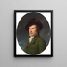 Portret van een jonge heer - Joseph Tassé — ingelijst kunstwerk aan de muur