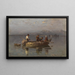 Fishermen of Chiemsee - Joseph Wopfner — framed artwork on a wall