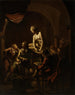 the Academy painting illuminated by lamps - Joseph Wright of Derby — artwork view