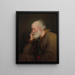 A Old Man - Joseph Wright of Derby — framed artwork on a wall