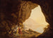Grotte au Bord de la Mer dans le Royaume de Naples avec Bandits au Coucher du Soleil - Joseph Wright de Derby — artwork view