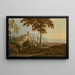 Vue van San Felice Circeo nabij Gaeta - Joseph Wright de Derby — ingelijst kunstwerk aan de muur
