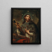 Sint Johannes Népomucène - Joseph Zanusi — ingelijst kunstwerk aan de muur