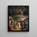 Vision of the People of Jerusalem before the Conquest of the City by Antiochus IV Epiphanes - Joseph von Führich — framed artwork on a wall