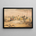 Landing of a mackerel fishery at Hastings - Joshua Cristall — framed artwork on a wall