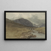 Landschap bij Llyn Ogwen, Caernarfonshire, Wales - Joshua Cristall — ingelijst kunstwerk aan de muur