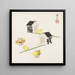 Japanese folk toys Kydo gangu sh haru Pl07 - Yamashita Hakuba — framed artwork on a wall