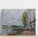 Reproductie van het schilderij Dag van de Mist in Saint-Mammès - Alfred Sisley