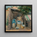 Wasdag in Santa Fe - John Sloan — ingelijst kunstwerk aan de muur