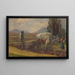 Labourage - Jozef Hanula — ingelijst kunstwerk aan de muur