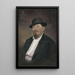 Schertl Vincze - Jozef Hanula — ingelijst kunstwerk aan de muur