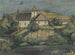 Uitzicht op de kerk - Jozef Hanula — weergave van het kunstwerk