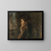 Meditatie - Jozef Israëls — ingelijst kunstwerk aan de muur
