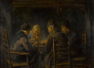 De aardappeleters - Jozef Israëls — weergave van het kunstwerk