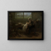 La Joie de la maternité - Jozef Israëls — ingelijst kunstwerk aan de muur