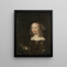 Augusta Maria 1649-1728 Princess of Holstein-Gottorp - Jürgen Ovens — framed artwork on a wall