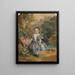 Kleine meisje met een hoepel - Juan Buckingham Wandesforde — ingelijst kunstwerk aan de muur