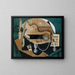 a guitar, glasses, and a bottle - Juan Gris — framed artwork on a wall