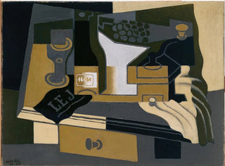 molen van koffie - Juan Gris — weergave van het kunstwerk